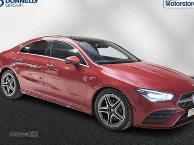Used Mercedes CLA180 AMG Line Premium Plus 136 HP (100 kW) 2020 Red Sedan