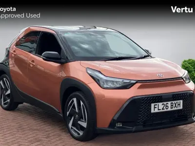 Used Toyota Aygo X Design 116 HP (85 kW) 2026 Cinnamon bitone (metallic paint) SUV