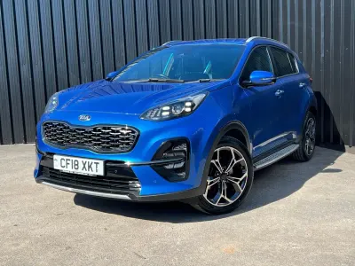 Used Kia Sportage GT-Line 174 HP (127 kW) 2018 Blue SUV