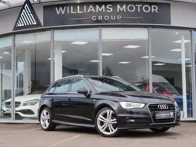 Used Audi A3 Sportback S-Line 150 HP (110 kW) 2014 Black Hatchback