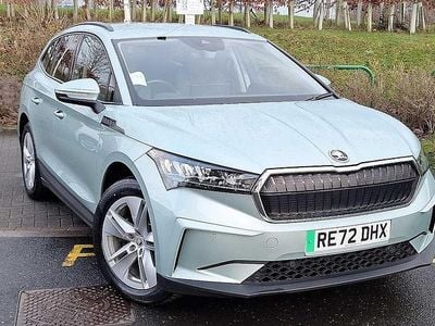 Used Skoda Enyaq iV 97 kW (132 HP) 2022 Arctic silver metallic SUV