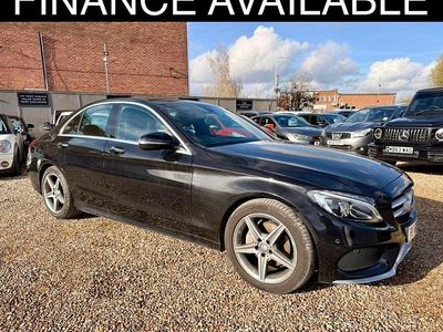 Używany Mercedes C220 AMG Line Premium 170 KM (125 kW) 2015 Czarny Sedan/Limuzyna