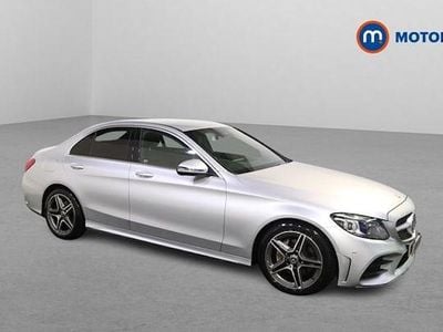 Used Mercedes C200 AMG Line Premium 184 HP (135 kW) 2019 Silver Sedan