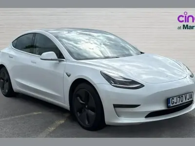 Used Tesla Model 3 Long Range AWD 366 kW (498 HP) 2020 White Sedan