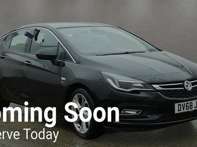 Used Vauxhall Astra SRi 200 HP (147 kW) 2018 Black Hatchback