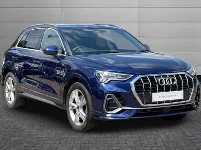 Used Audi Q3 S-Line 200 HP (147 kW) 2023 Blue SUV