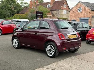 Used Fiat 500 Lounge 70 HP (51 kW) 2020 Red Hatchback