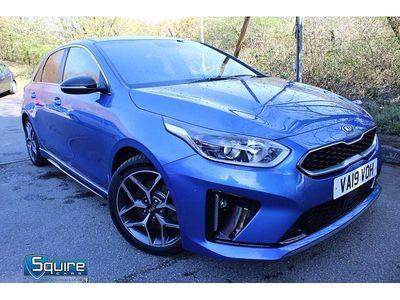 Used Kia Ceed GT-Line 138 HP (101 kW) 2019 Blue Hatchback