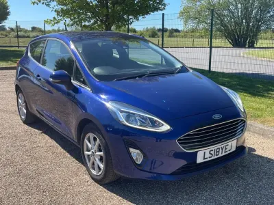 Usado Ford Fiesta Zetec 2018 Azul Citadino