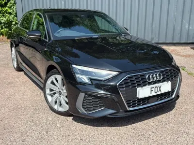 Used Audi A3 Sportback S-Line 150 HP (110 kW) 2021 Black Hatchback