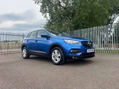 Used Vauxhall Grandland X S 130 HP (95 kW) 2019 Blue SUV