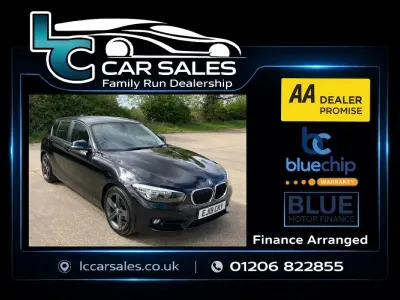 Used BMW 118 Sport Line 2019 Black Hatchback