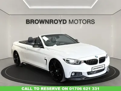 Used BMW 430 Cabriolet M Sport 252 HP (185 kW) 2018 White Cabriolet