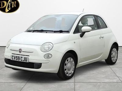 Used Fiat 500 Pop 69 HP (50 kW) 2009 White Cabriolet