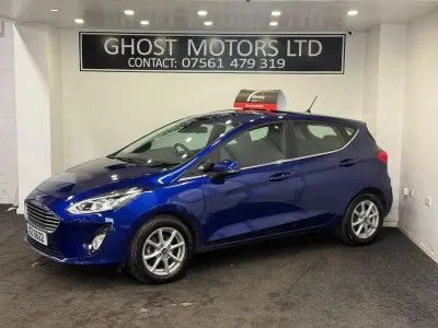 Used Ford Fiesta Zetec 70 HP (51 kW) 2018 Blue Hatchback
