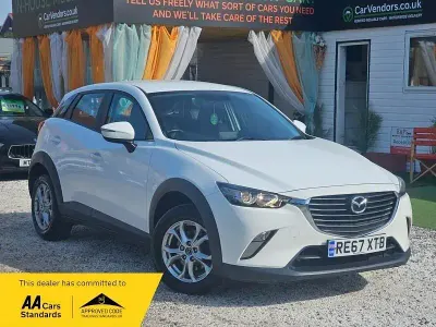Gebraucht Mazda CX-3 105 PS (77 kW) 2017 Weiß SUV