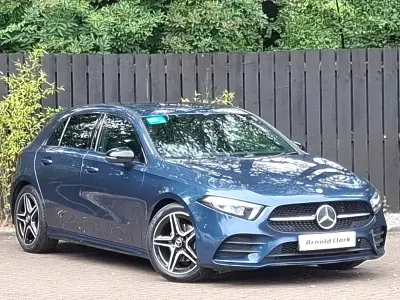 Used Mercedes A180 Executive 136 HP (100 kW) 2022 Blue Coupe