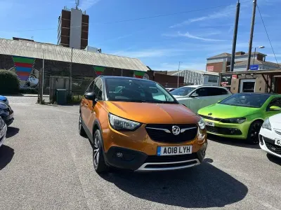 Used Vauxhall Crossland X Elite 110 HP (80 kW) 2018 Orange SUV