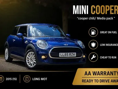 Used Mini Cooper Chili 136 HP (100 kW) 2015 Blue Hatchback