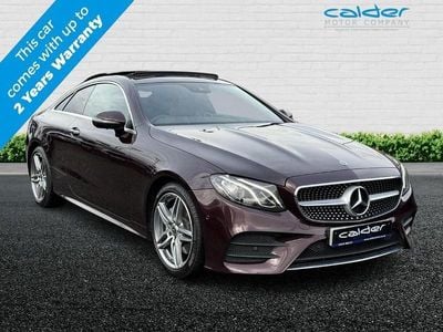Red Used 2018 Mercedes E220 AMG line Coupe | £20,995 (Fair price)