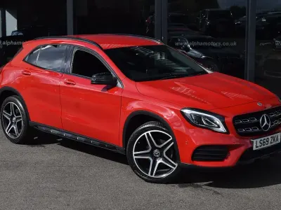 Used Mercedes GLA180 AMG line 122 HP (89 kW) 2019 Red SUV