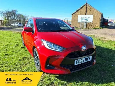 Used Toyota Yaris Design 2023 Red Hatchback