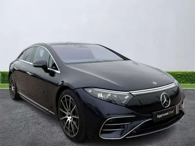 Usado Mercedes EQS450+ AMG Line Premium 264 kW (360 HP) 2022 Azul