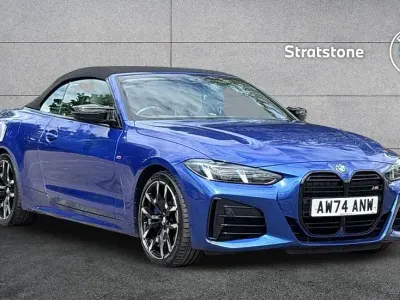 Used BMW M440 M Sport 374 HP (275 kW) 2024 Blue Cabriolet