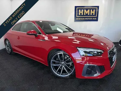 Used Audi A5 S-Line 245 HP (180 kW) 2022 Red Coupe