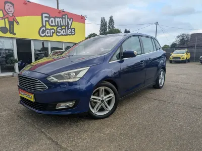 Used Ford Grand C-Max Titanium X 120 HP (88 kW) 2016 Blue MPV