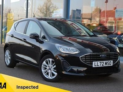 Used Ford Fiesta Titanium 125 HP (91 kW) 2022 Black Hatchback