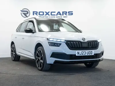Used Skoda Kamiq Monte Carlo 110 HP (80 kW) 2023 White SUV