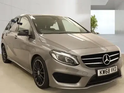 Used Mercedes B200 AMG line 156 HP (114 kW) 2018 Grey Hatchback