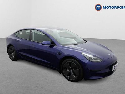 Blue Used 2021 Tesla Model 3 Standard Range Sedan | £18,649 (Fair price)