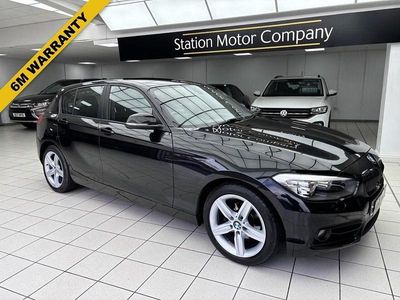 Used BMW 118 Sport Line 136 HP (100 kW) 2017 Black Hatchback