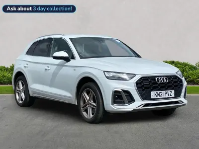 Used Audi Q5 S-Line 204 HP (150 kW) 2021 White SUV