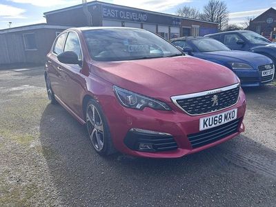 Used Peugeot 308 GT-line 2018 Red Hatchback