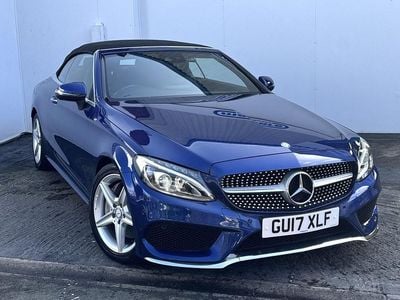 Used Mercedes C250 AMG Line Premium Plus 2017 Blue Cabriolet