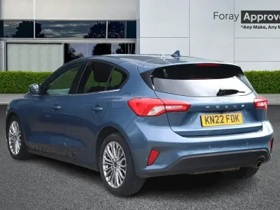 Used Ford Focus Titanium X 2022 Blue Hatchback
