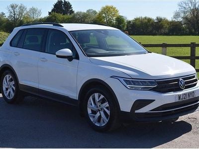 Begagnad VW Tiguan Life 2021 Vit SUV