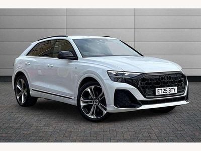 Glacier white Used 2025 Audi Q8 Black Edition SUV | £60,500 (Expensive)