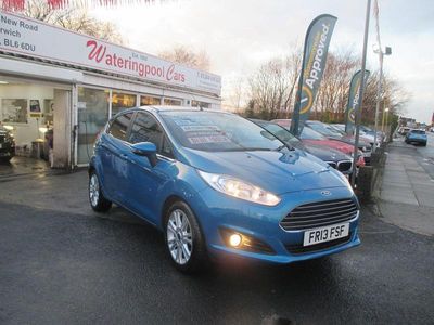 Blue Used 2013 Ford Fiesta Zetec Hatchback | £4,495 (Fair price)