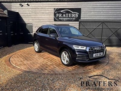 Used Audi Q5 S-Line 190 HP (139 kW) 2018 Blue SUV
