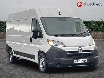New Vauxhall Movano S 140 HP (102 kW) 2025 Solid  kaolin white MPV