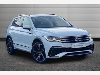 White Used 2023 VW Tiguan R-line SUV | £27,095 (Fair price)