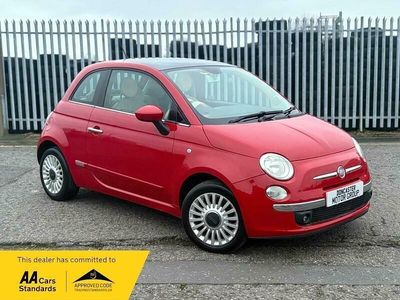 Used Fiat 500 Lounge 69 HP (50 kW) 2010 Red Hatchback