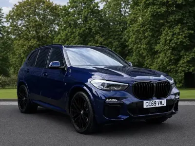 Used BMW X5 M Sport 265 HP (194 kW) 2019 Blue SUV