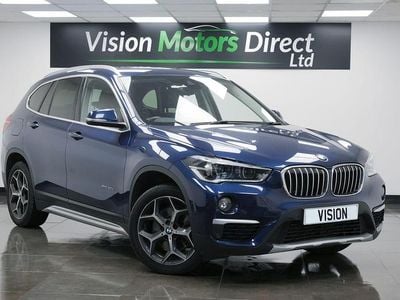 Blue Used 2015 BMW X1 xLine SUV | £12,840 (Fair price)