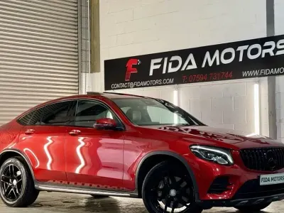 Used Mercedes GLC220 AMG Line Premium Plus 167 HP (122 kW) 2018 Red SUV