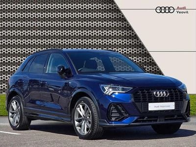 Begagnad Audi Q3 Black Edition 150 HK (110 kW) 2022 Blå SUV